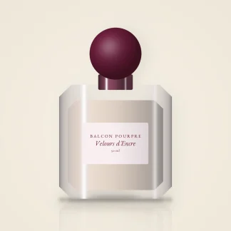 Parfum Velours d'Encre clair-obscur – Balcon Pourpre, flacon 50 ml