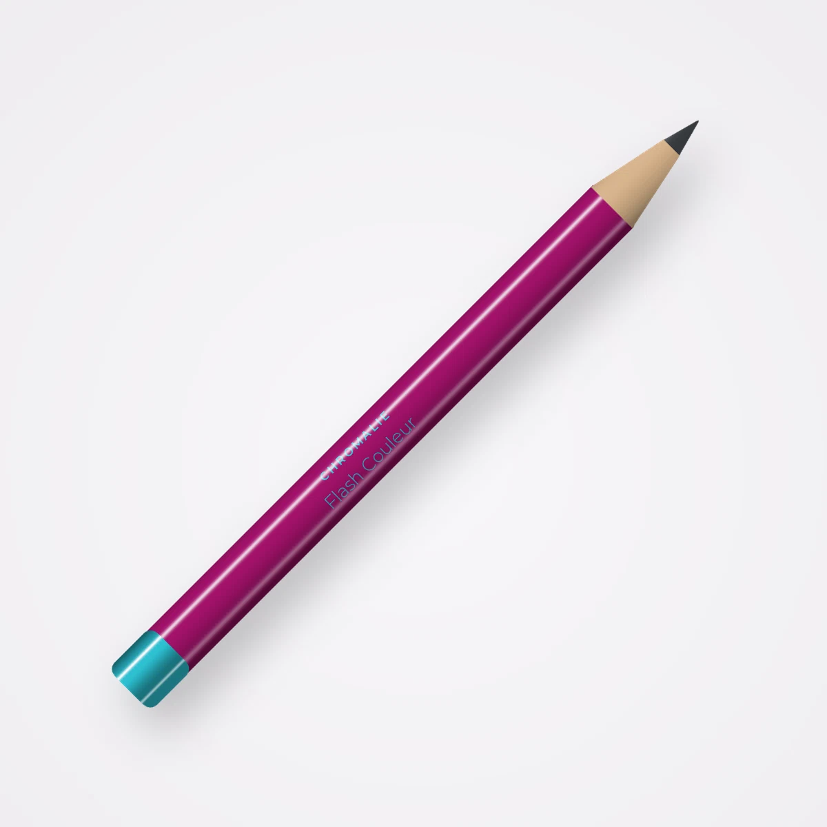 Eyeliner Flash Couleur au bleuet – Chromalie, crayon 1,2 g, teinte Gris anthracite