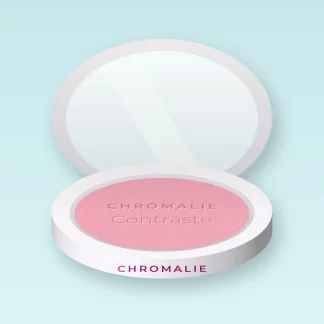 Blush Contraste bonne mine – Chromalie, boîtier 4 g, teinte 02 Rose tendre