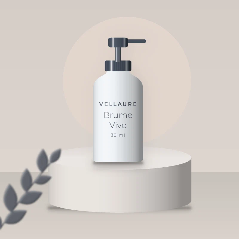 Sérum anti-âge Brume Vive – Vellaure, photo d'ambiance