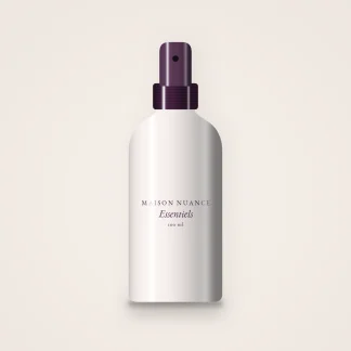Brume parfumée Essentiels à la pêche blanche – Maison Nuance, flacon spray 100 ml