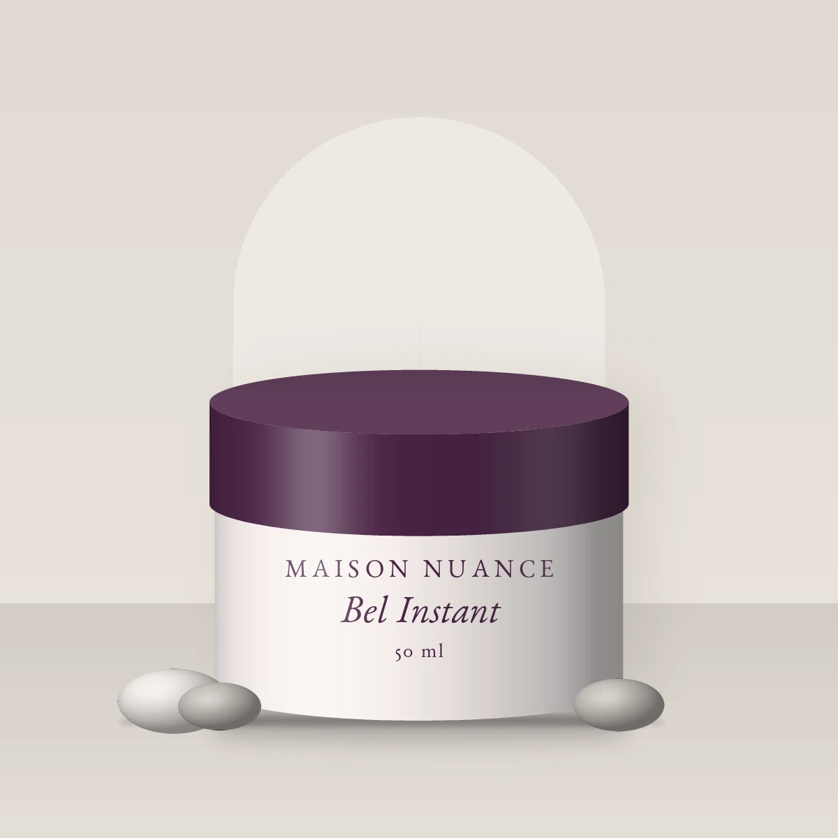 Bel Instant crème hydratante adoucissante – Maison Nuance, photo d'ambiance