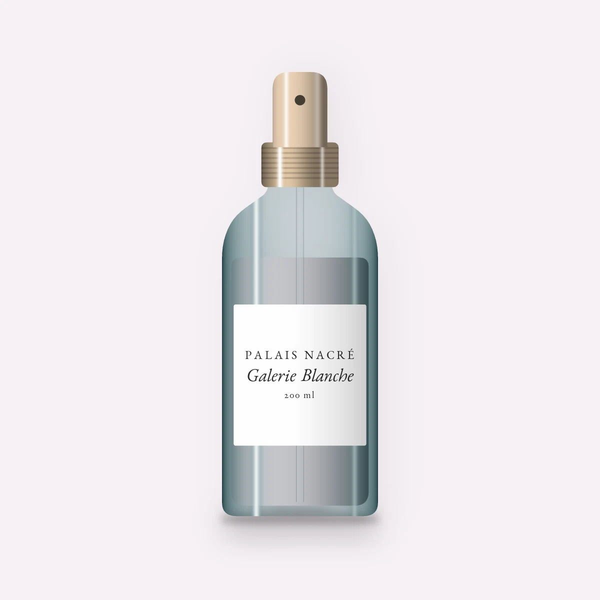 Brume parfumée Galerie Blanche au jasmin sambac – Palais Nacré, flacon spray 200 ml