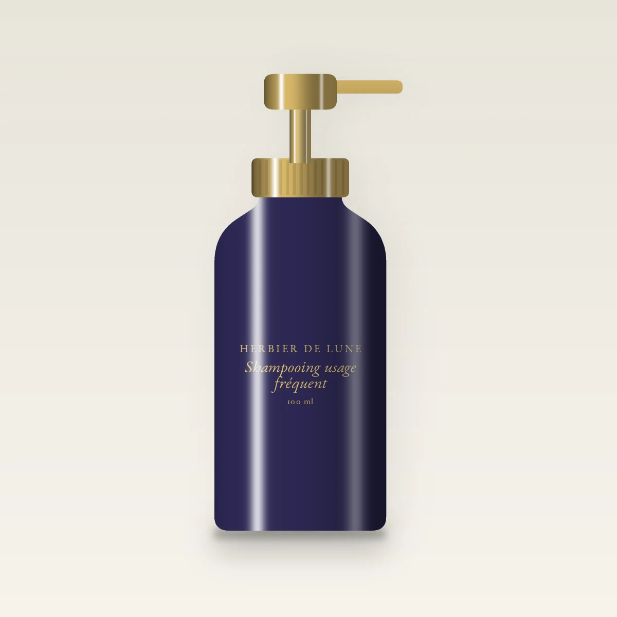 Shampooing usage fréquent à l'extrait de sauge – Herbier de Lune, flacon-pompe 100 ml