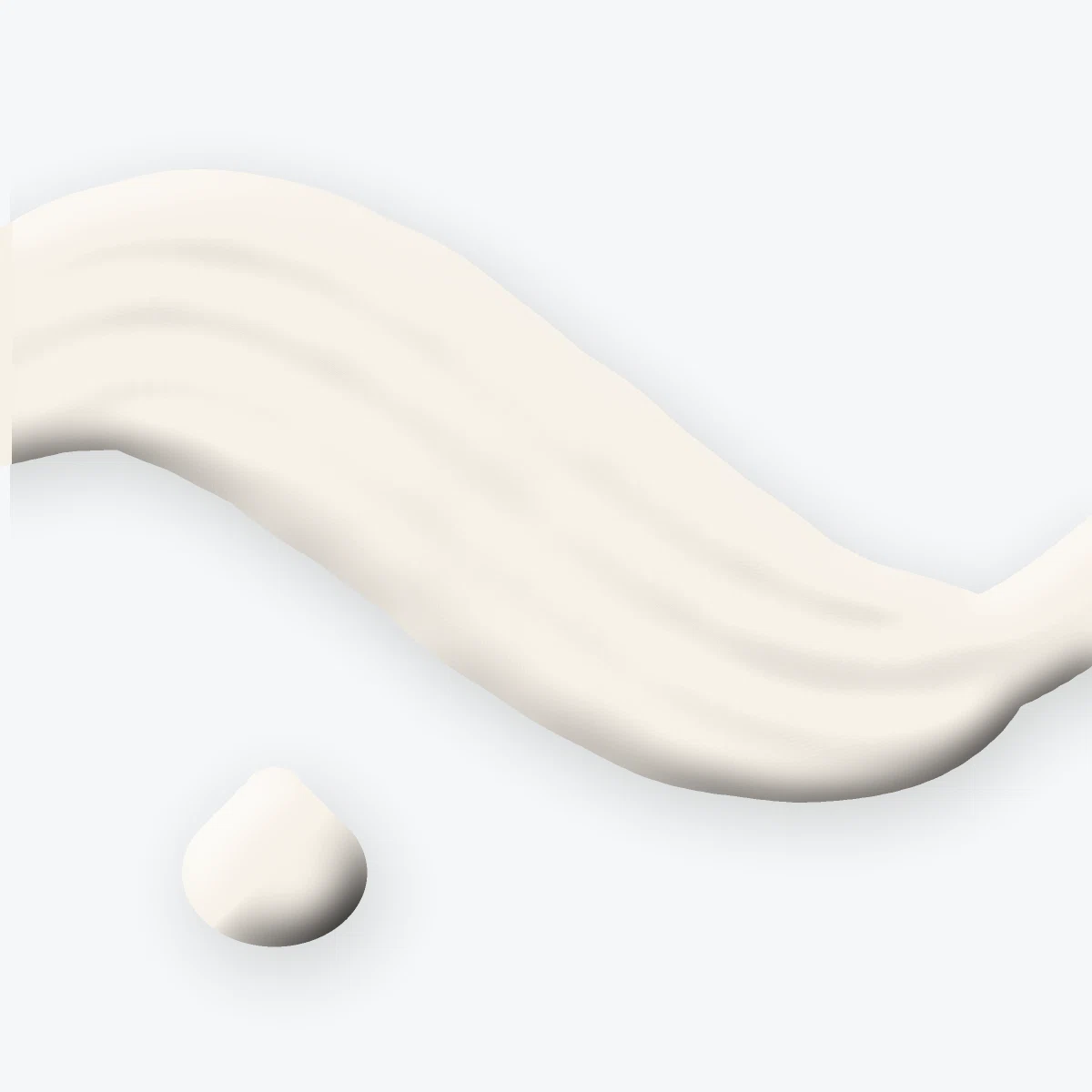 Après-shampooing anti-frisottis à l'extrait de bambou – Mélèze & Givre, aperçu de la texture