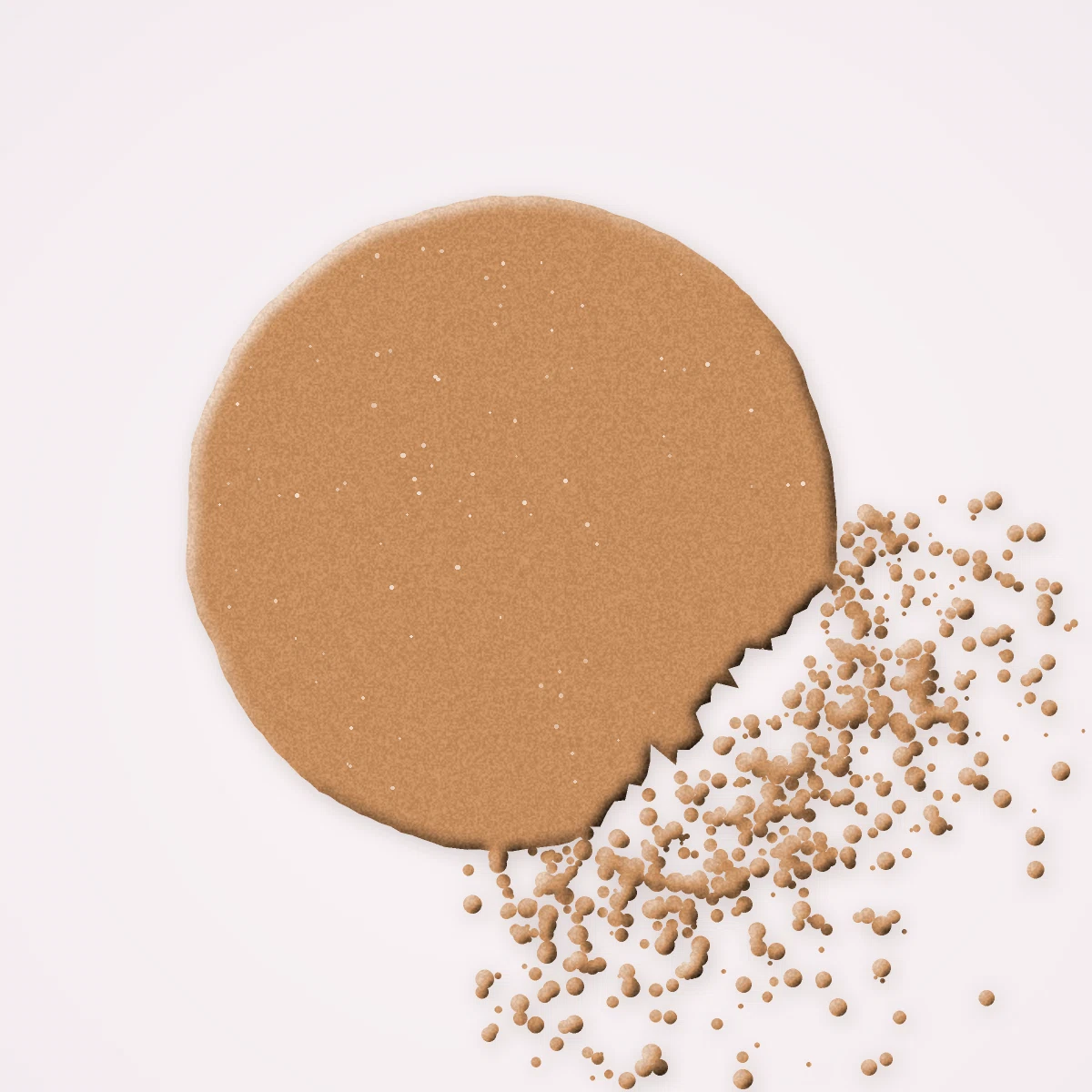 Terre de soleil estompable à la vitamine E – Balcon Pourpre, aperçu de la teinte 04 Miel