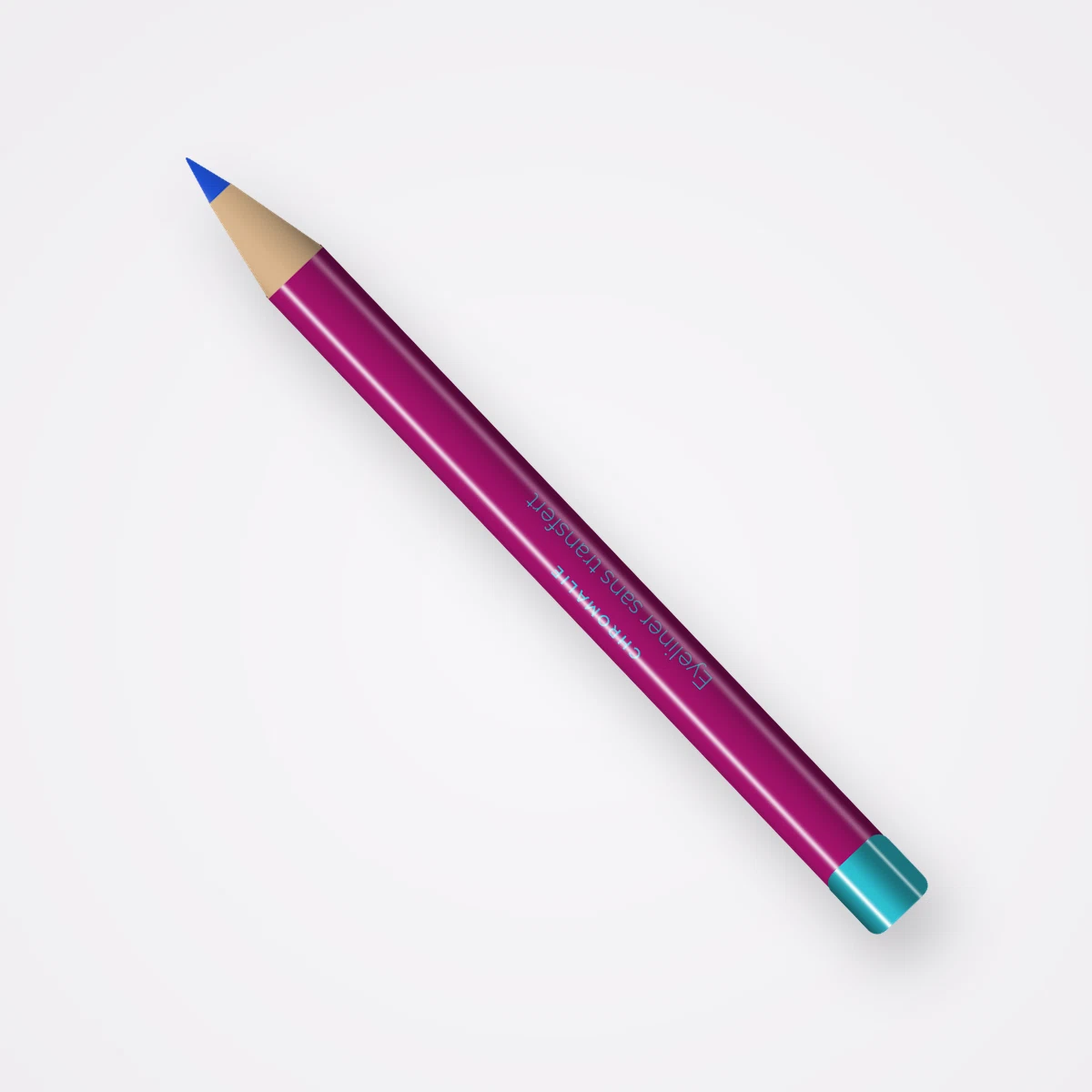 Eyeliner sans transfert au beurre de karité – Chromalie, crayon 1,2 g, teinte Bleu électrique