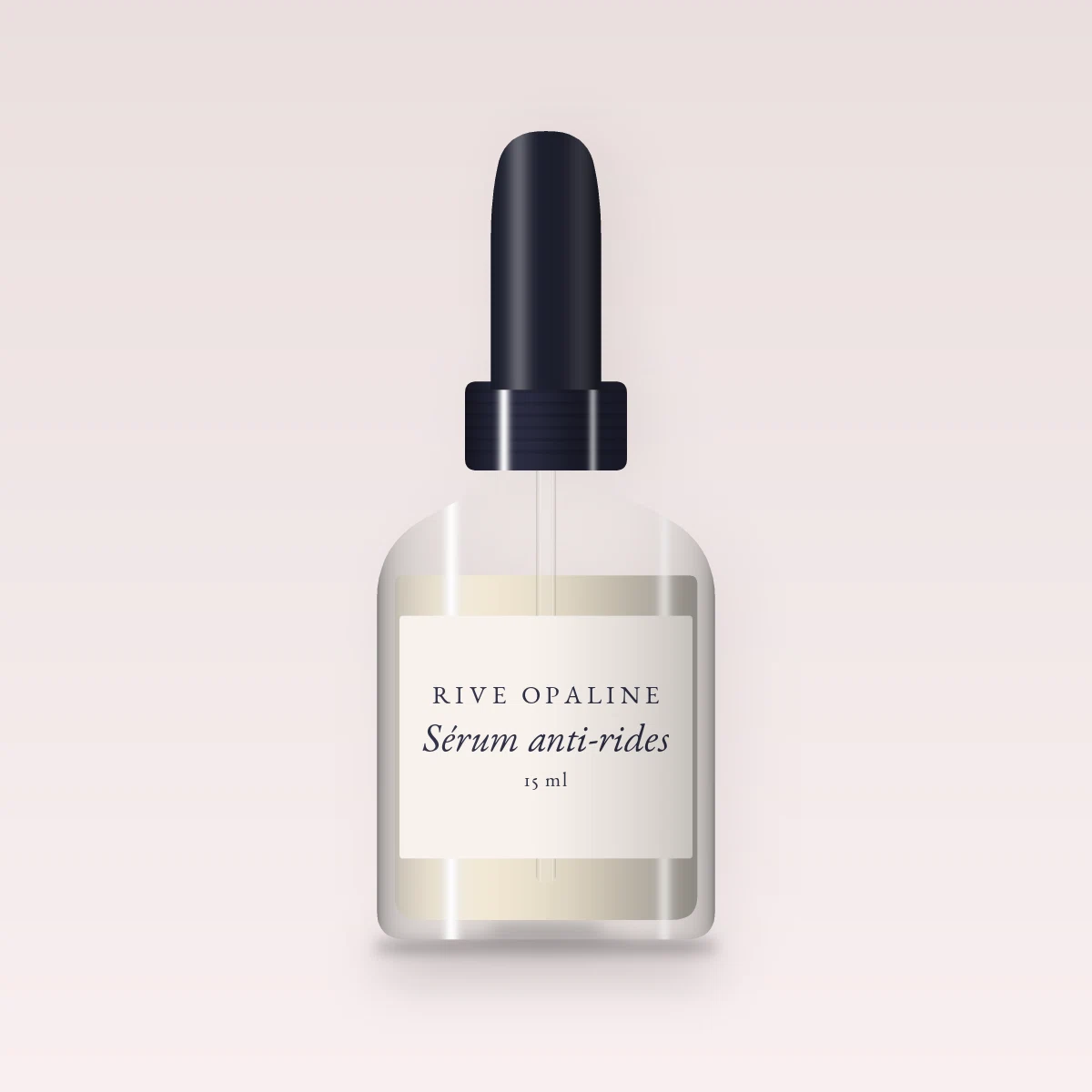 Sérum anti-rides à l'extrait de thé vert – Rive Opaline, flacon compte-gouttes 15 ml