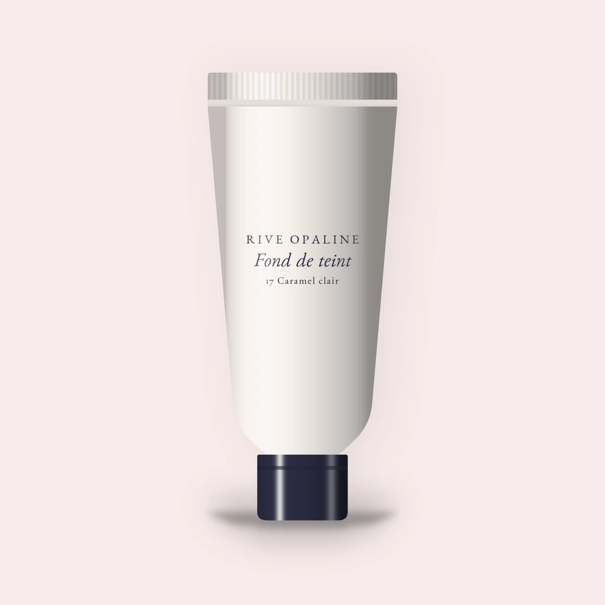 Fond de teint anti-imperfections à l'eau de bleuet Voile de Soie 30 ml – Rive Opaline, tube 30 ml, teinte 17 Caramel clair