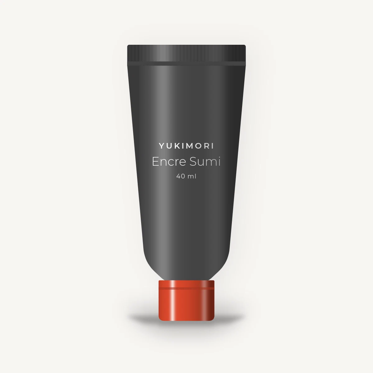 Crème solaire visage anti-âge Encre Sumi SPF 30 – Yukimori, tube 40 ml