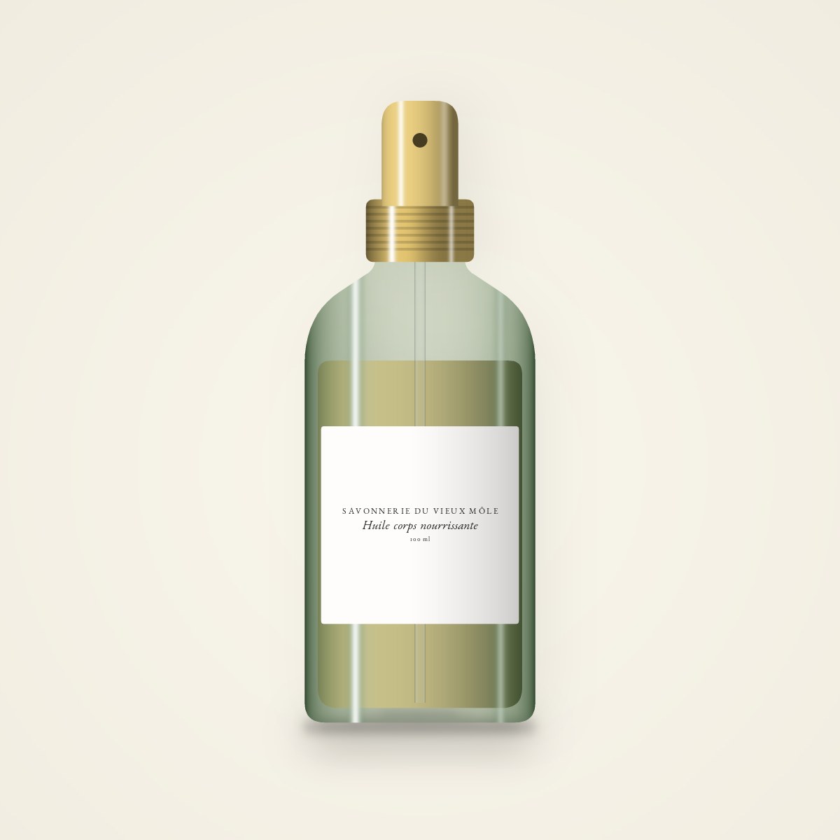Huile corps sèche nourrissante au carthame – Savonnerie du Vieux Môle, flacon spray 100 ml