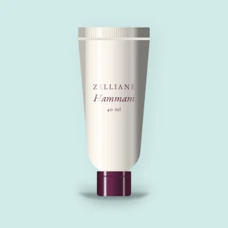 Hammam crème solaire visage réconfortante SPF 50 – Zelliane, tube 40 ml
