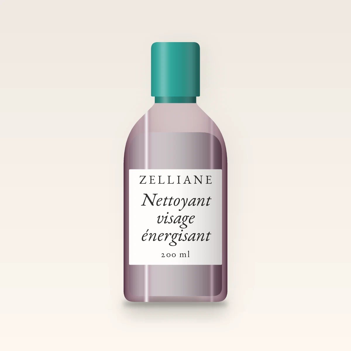 Nettoyant visage énergisant à l'extrait de calendula – Zelliane, flacon 200 ml