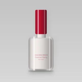 Vernis à ongles Premier Rang à la myrrhe – Coulisse Rouge, flacon 10 ml, teinte 01 Cristal