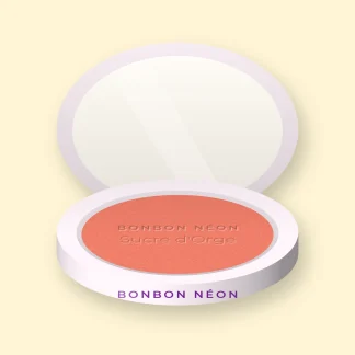 Blush Sucre d'Orge effet vitaminé – Bonbon Néon, boîtier 4 g, teinte 05 Corail