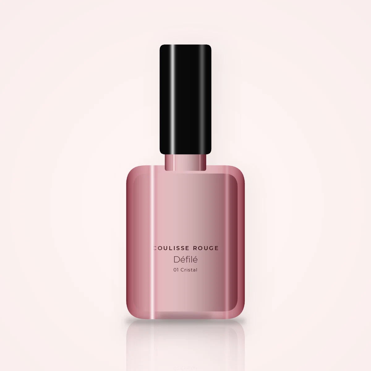 Vernis à ongles Défilé à la vitamine E – Coulisse Rouge, flacon 5 ml, teinte 01 Cristal