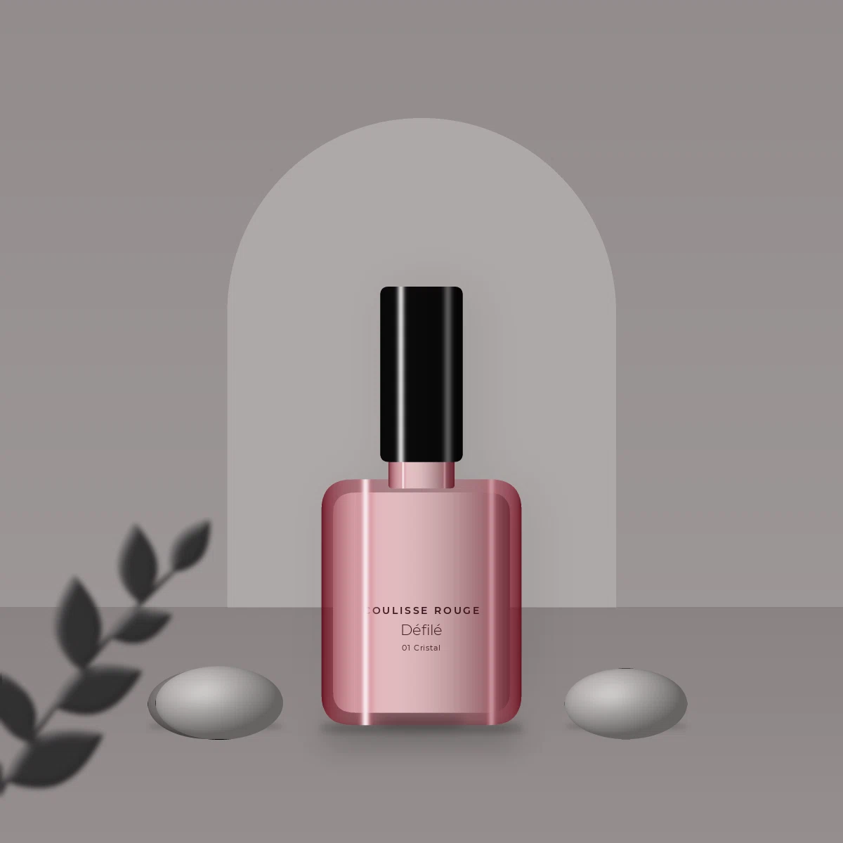 Vernis à ongles Défilé à la vitamine E – Coulisse Rouge, photo d'ambiance