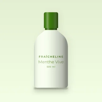 Shampooing brillance miroir Menthe Vive – Fraîcheline, flacon 500 ml