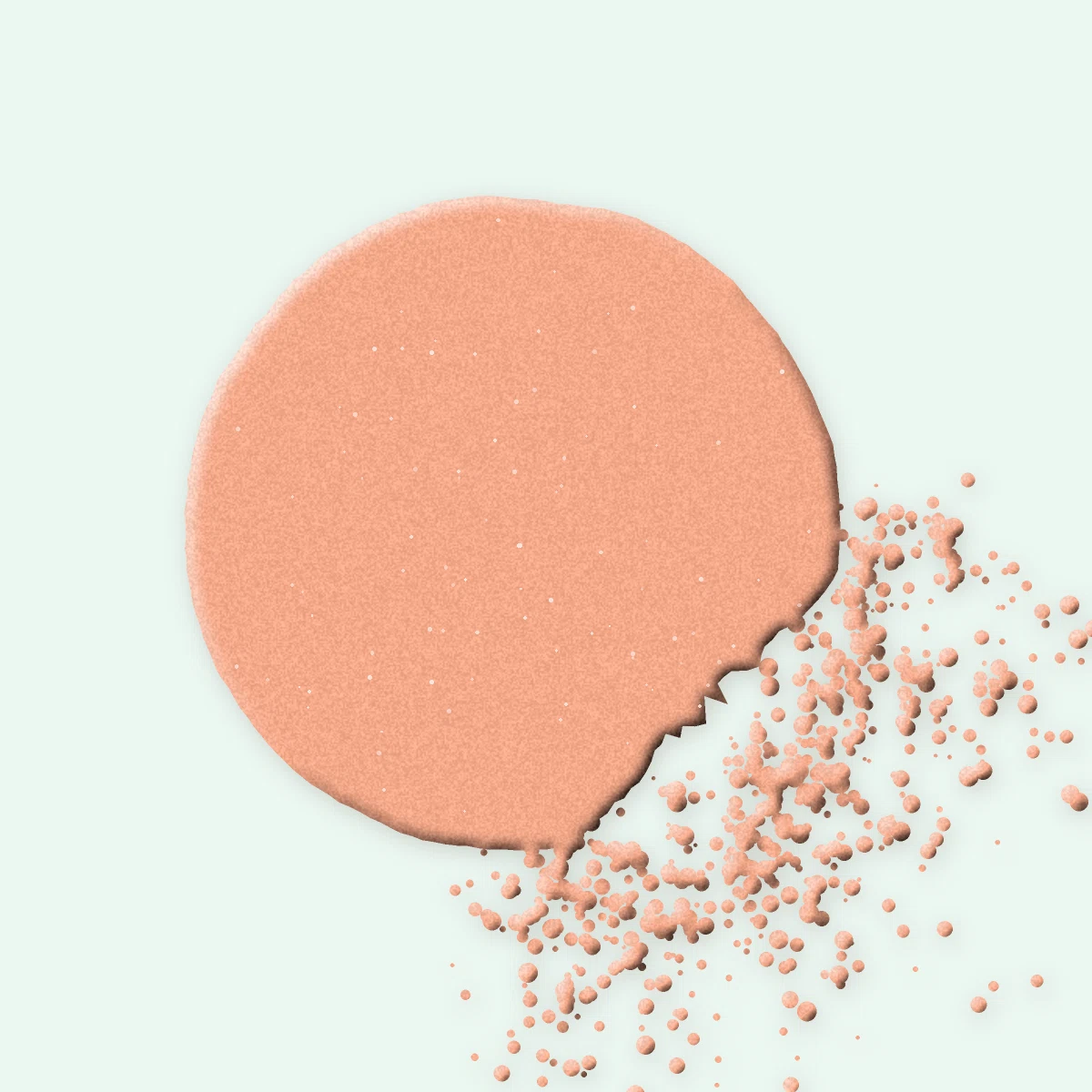Blush estompable à la fleur de cerisier – Sopoong, aperçu de la teinte 03 Pêche