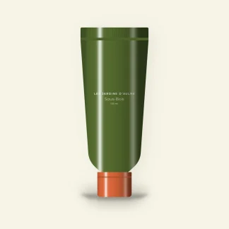 Sous-Bois gommage visage haute tolérance – Les Jardins d'Aulne, tube 100 ml