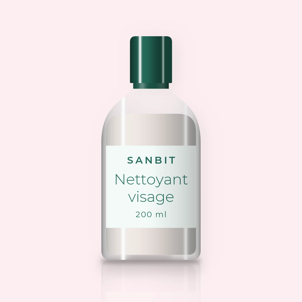 Nettoyant visage désincrustant à la niacinamide – Sanbit, flacon 200 ml