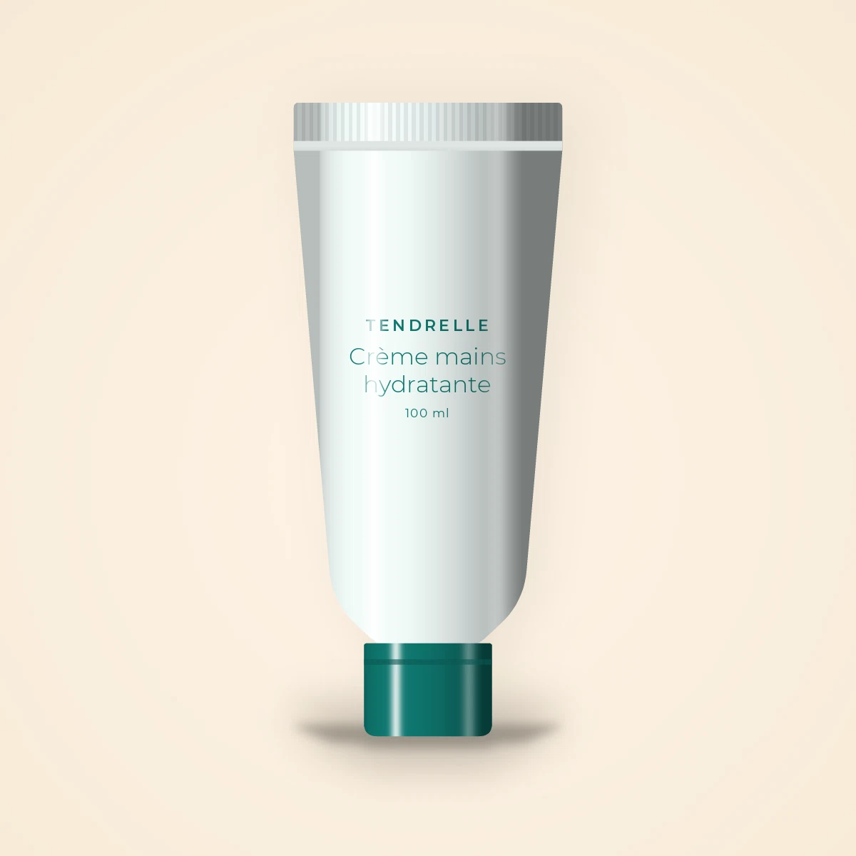 Crème mains hydratante au beurre de karité – Tendrelle, tube 100 ml