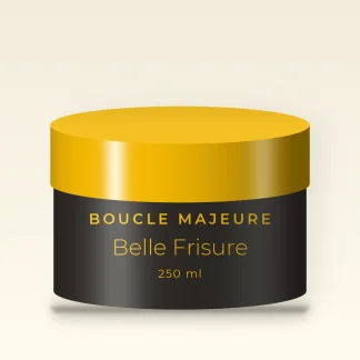 Masque capillaire Belle Frisure à l'extrait de guimauve – Boucle Majeure, pot 250 ml