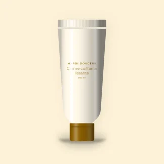 Crème coiffante lissante à la fleur de tiaré – Mardi Douceur, tube 250 ml