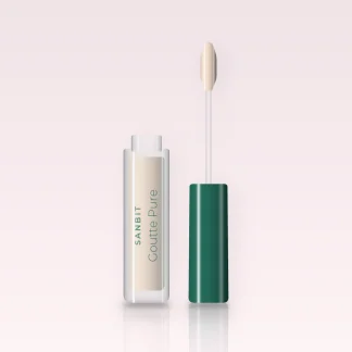 Correcteur Goutte Pure à la caféine – Sanbit, flacon applicateur 6 ml, teinte 01 Porcelaine