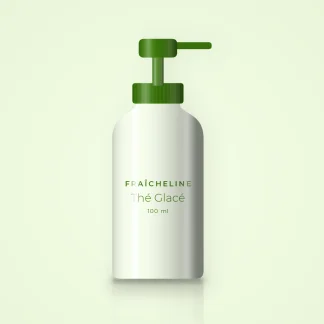 Soin sans rinçage Thé Glacé à l'huile de babassu – Fraîcheline, flacon-pompe 100 ml