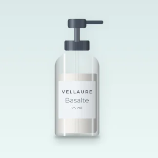 Crème hydratante réconfortante Basalte – Vellaure, flacon-pompe 75 ml