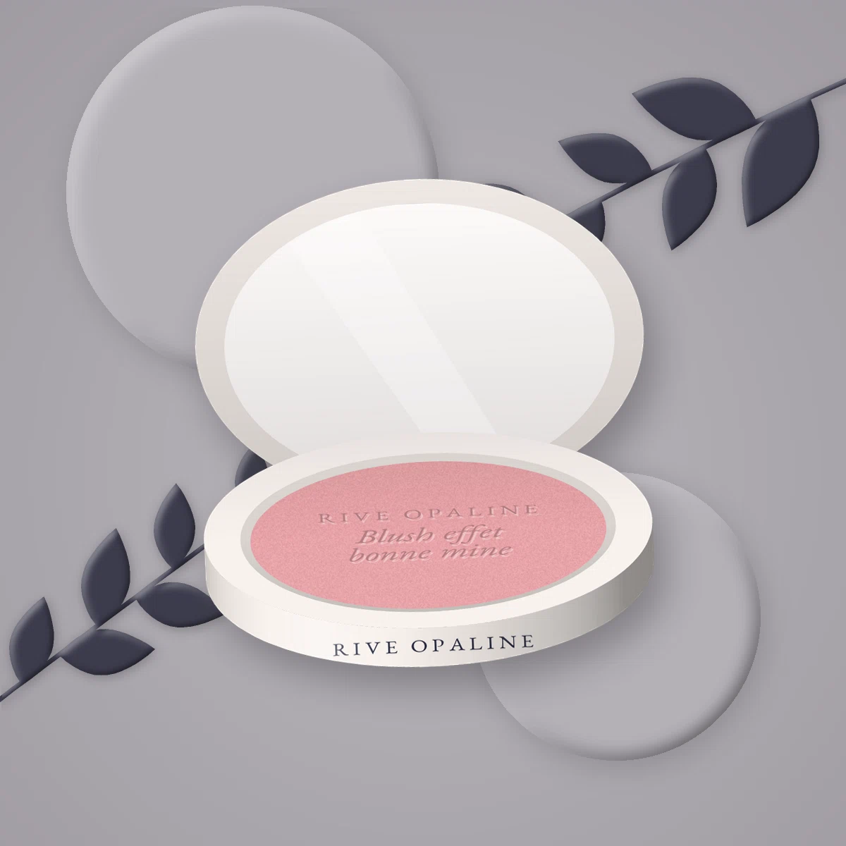 Blush effet bonne mine au squalane – Rive Opaline, photo d'ambiance