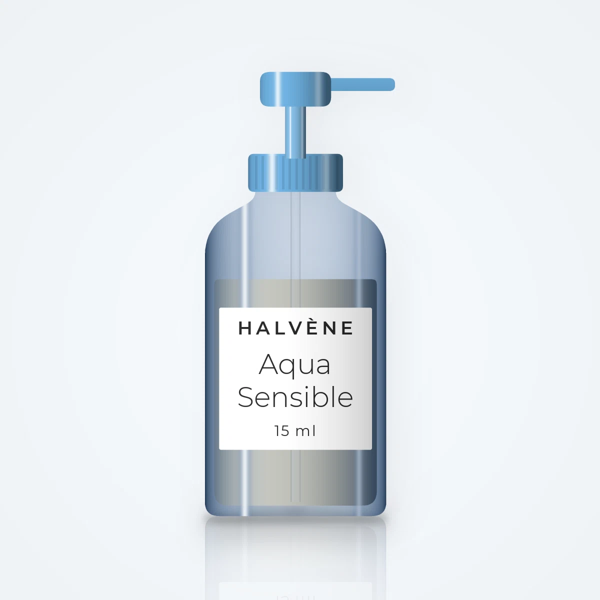 Sérum raffermissant Aqua Sensible – Halvène, flacon-pompe 15 ml