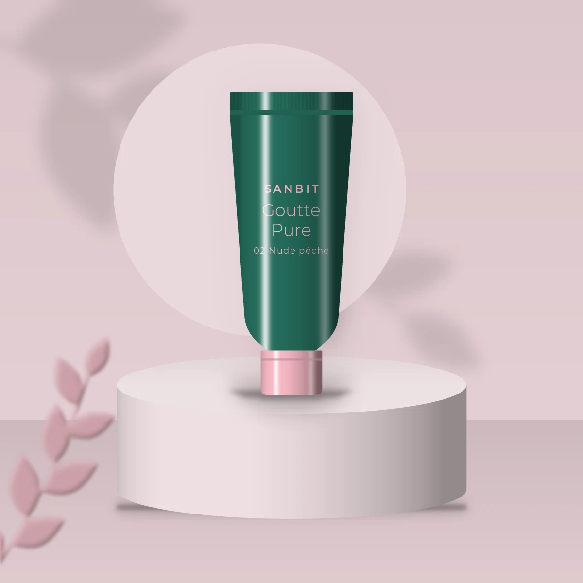 Gloss Goutte Pure à l'huile de raisin – Sanbit, photo d'ambiance