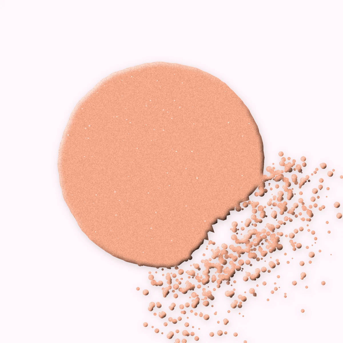 Blush modulable Sucre d'Orge – Bonbon Néon, aperçu de la teinte 03 Pêche