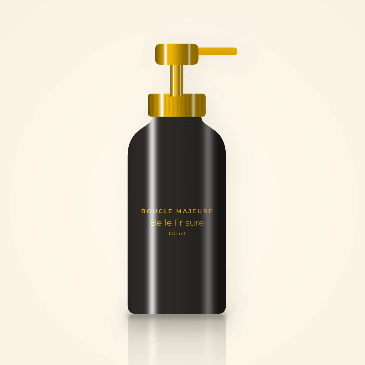 Shampooing Belle Frisure à l'extrait de ginseng – Boucle Majeure, flacon-pompe 100 ml
