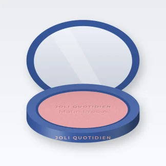 Blush Matin Pressé anti-fatigue – Joli Quotidien, boîtier 4 g, teinte 01 Rose poudré
