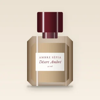 Parfum Désert Ambré glamour – Ambre Sépia, flacon 50 ml