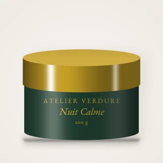Gommage corps Nuit Calme purifiant au sucre – Atelier Verdure, pot 200 g