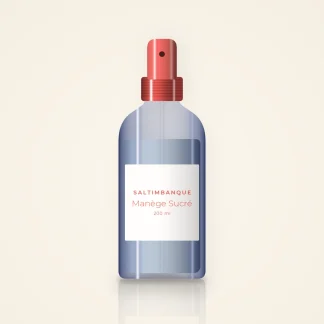Brume Manège Sucré lumineuse au romarin – Saltimbanque, flacon spray 200 ml