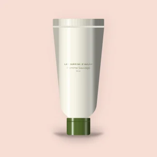 Pomme Sauvage gommage visage express – Les Jardins d'Aulne, tube 50 ml