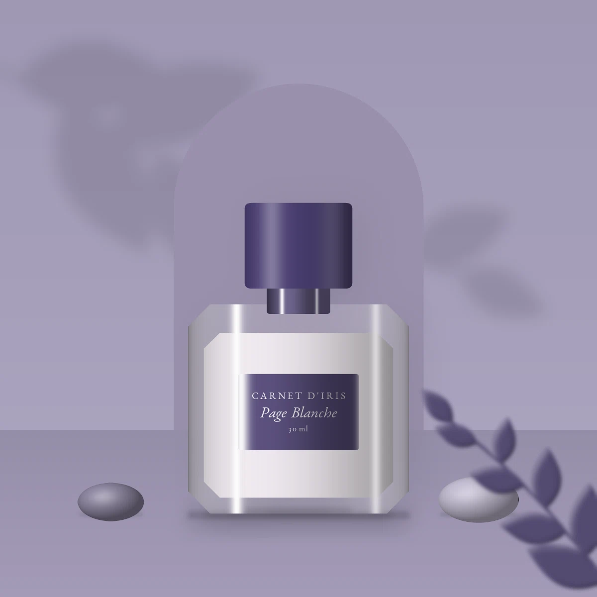 Parfum Page Blanche espiègle – Carnet d'Iris, photo d'ambiance