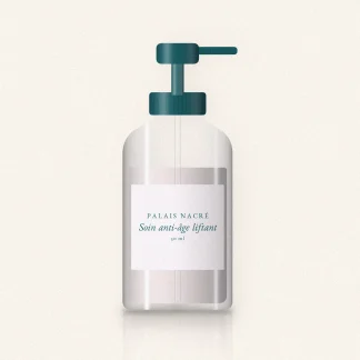 Soin anti-âge liftant à l'huile d'argan – Palais Nacré, flacon-pompe 50 ml