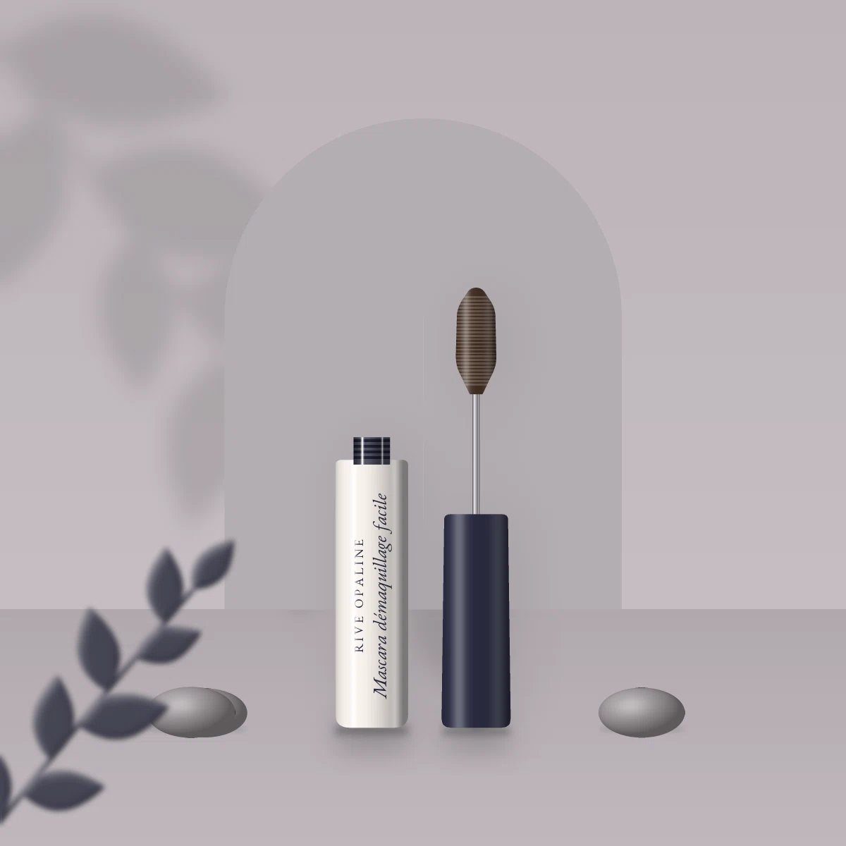 Mascara démaquillage facile au thé vert – Rive Opaline, photo d'ambiance