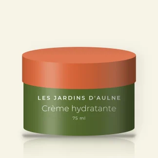 Crème hydratante longue durée à la vitamine E – Les Jardins d'Aulne, pot 75 ml