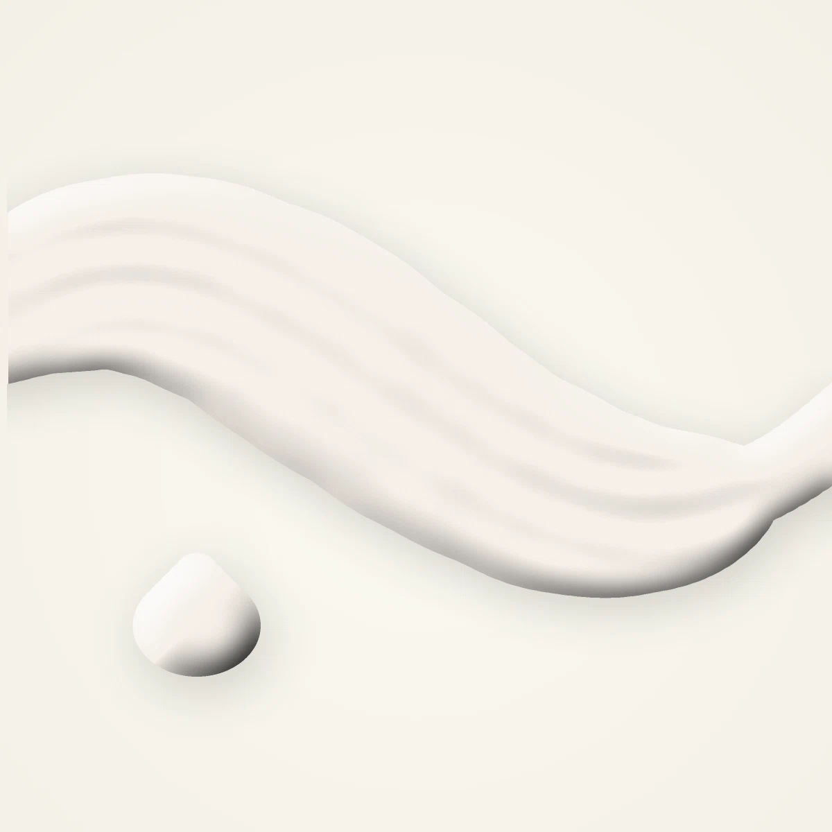 Crème hydratante longue durée à la vitamine E – Les Jardins d'Aulne, aperçu de la texture