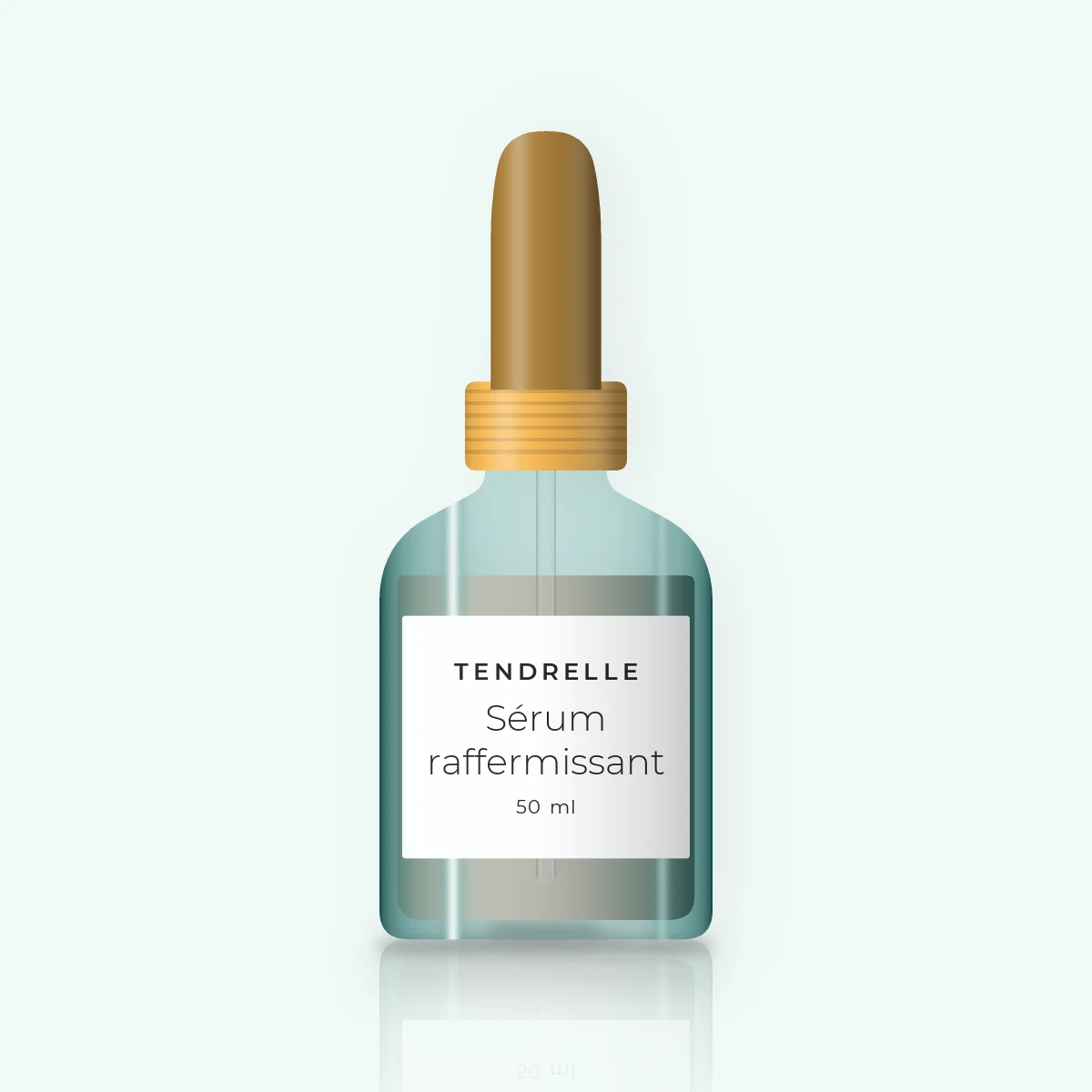 Sérum raffermissant au complexe peptidique – Tendrelle, flacon compte-gouttes 50 ml