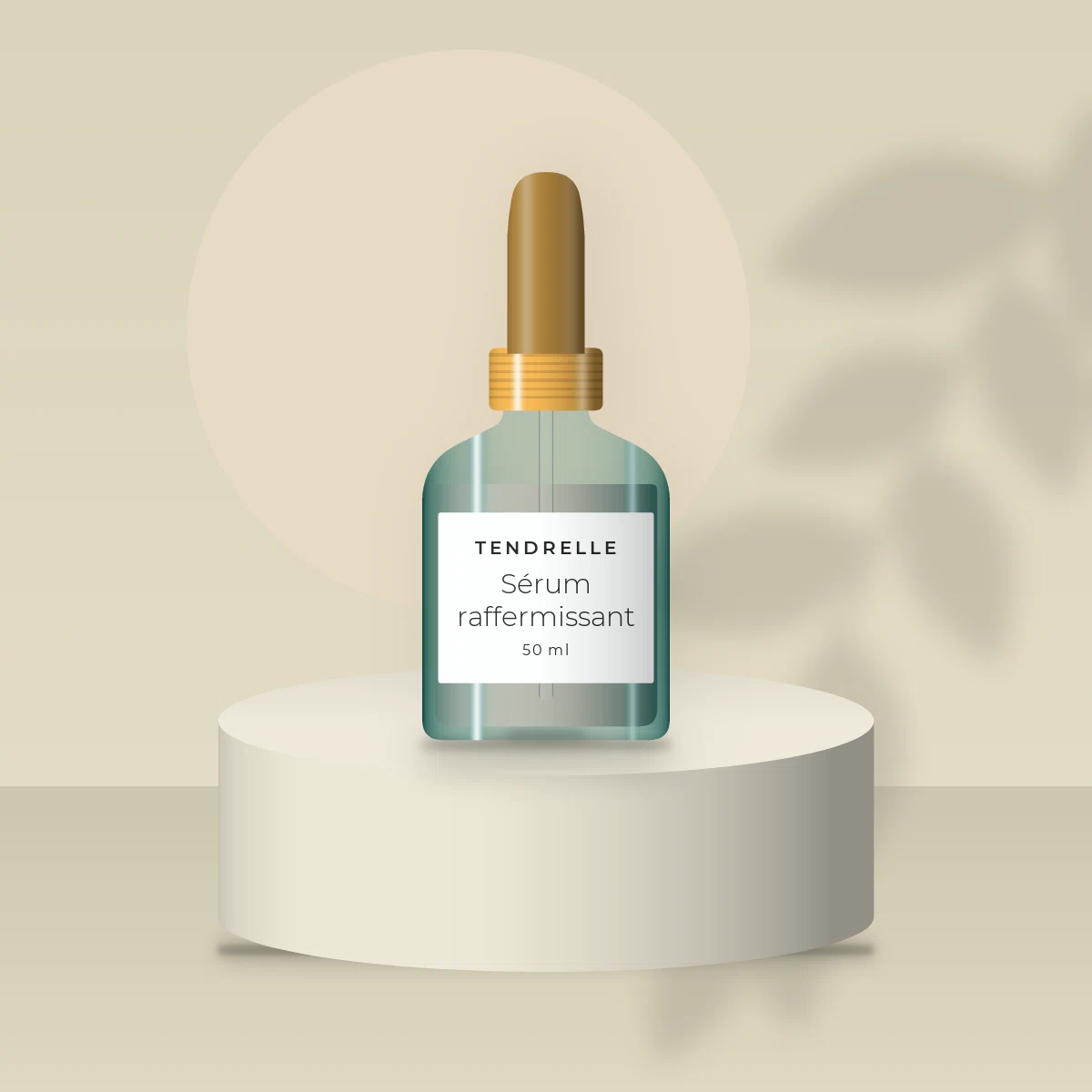 Sérum raffermissant au complexe peptidique – Tendrelle, photo d'ambiance