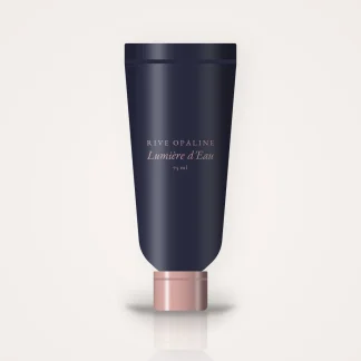 Crème hydratante Lumière d'Eau à l'huile de noisette – Rive Opaline, tube 75 ml