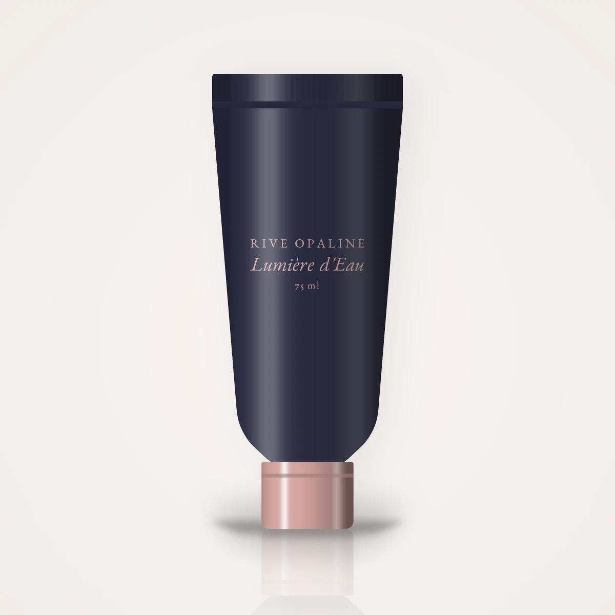 Crème hydratante Lumière d'Eau à l'huile de noisette – Rive Opaline, tube 75 ml